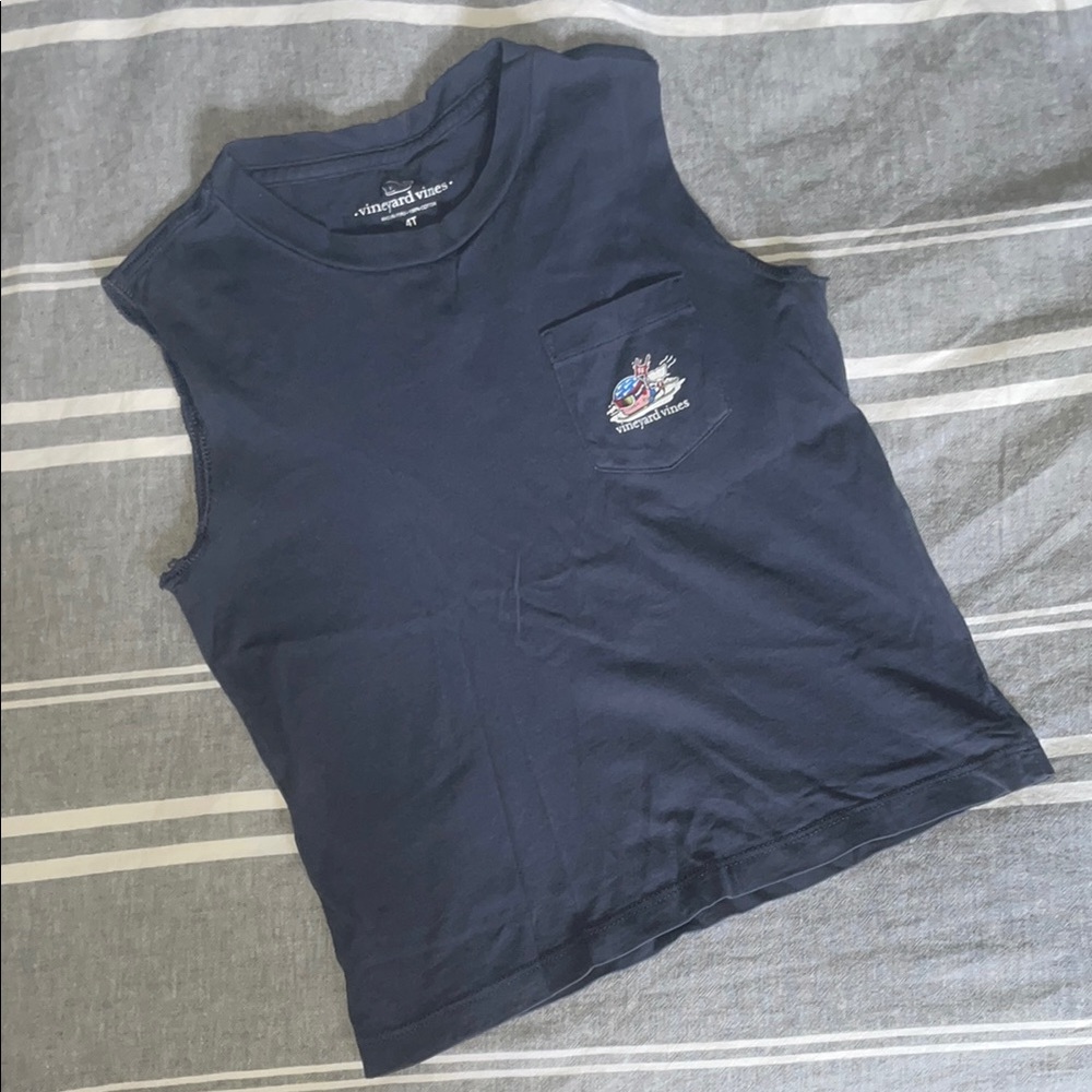 Vineyard Vines Kids Navy Tank Top
